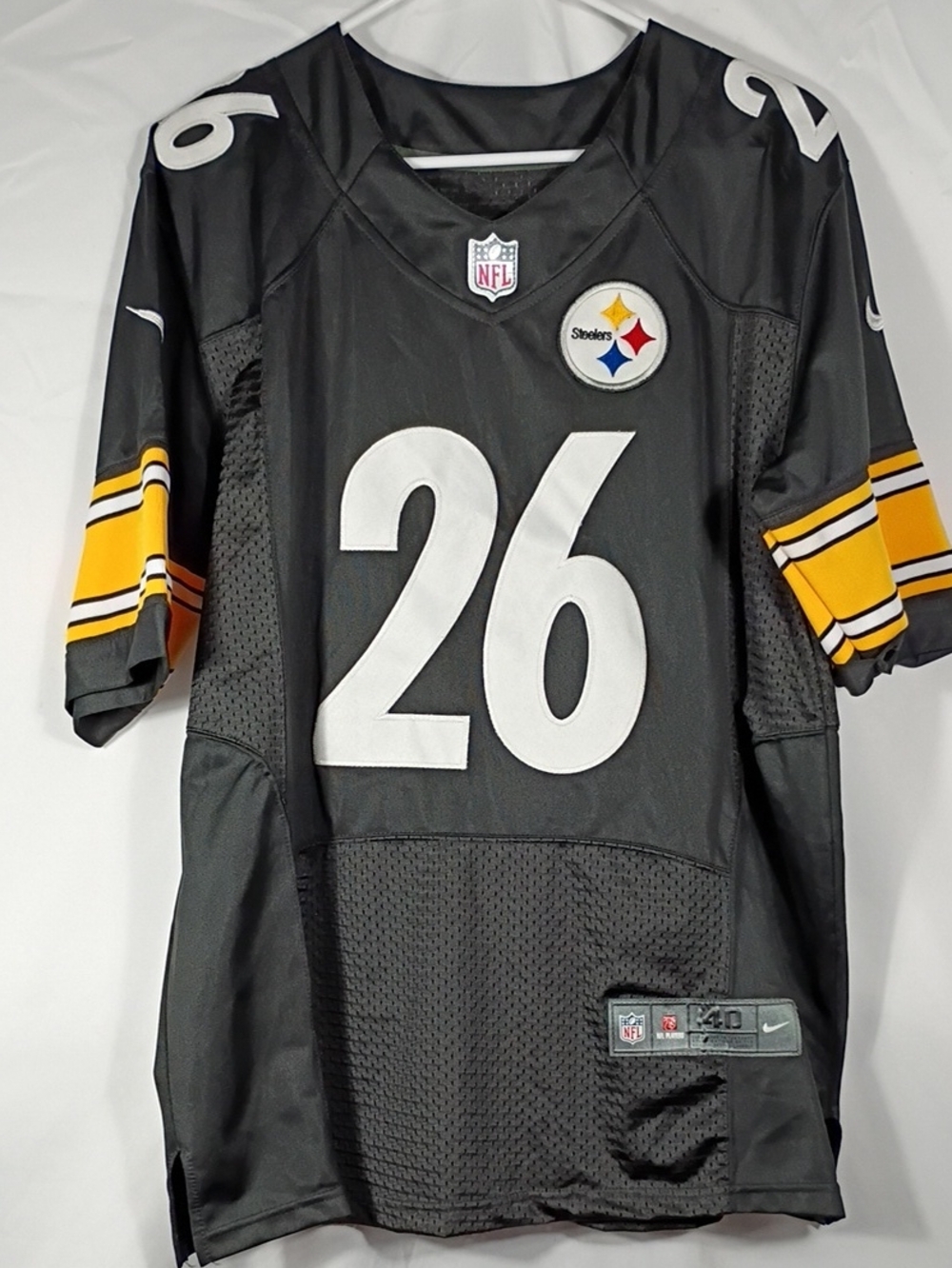 Authentic Nike NFL Pittsburgh Steelers Leveon Bell Stitched Jersey Men's Sz 40